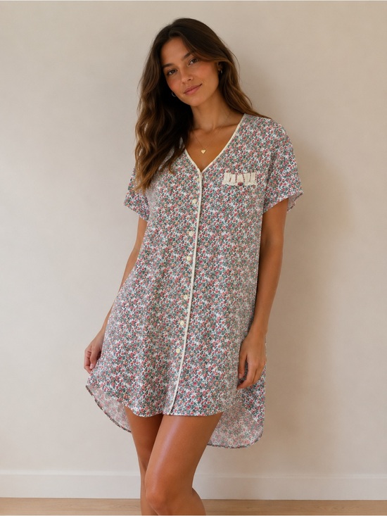 Chance encounters Other - Vintage Chance Encounters 100% Cotton Floral Sleep Shirt Nightgown Medium‎